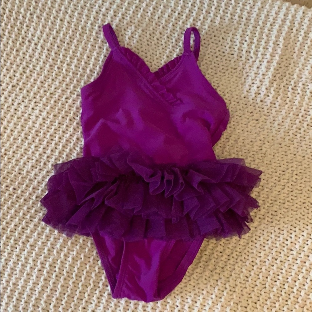 Purple bathing suit